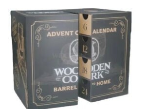 Wooden Cork Luxury Spirits Advent Calendar: Ultimate Alcohol Holiday Gift for Connoisseurs